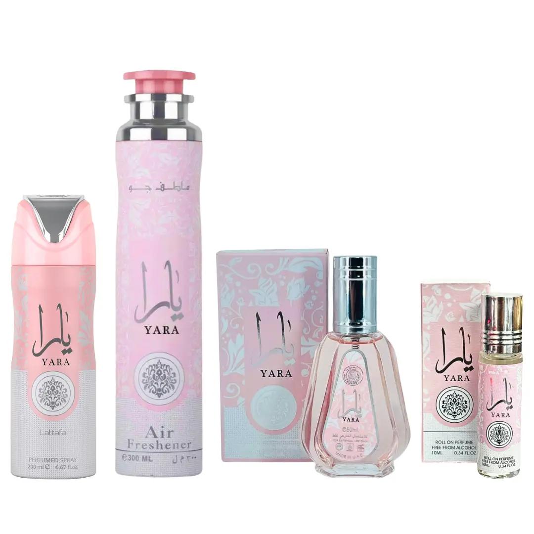 YARA 50ML + AIR FRESHENER + YARA DEODRANT + YARA OIL (4PC GIFT SET)