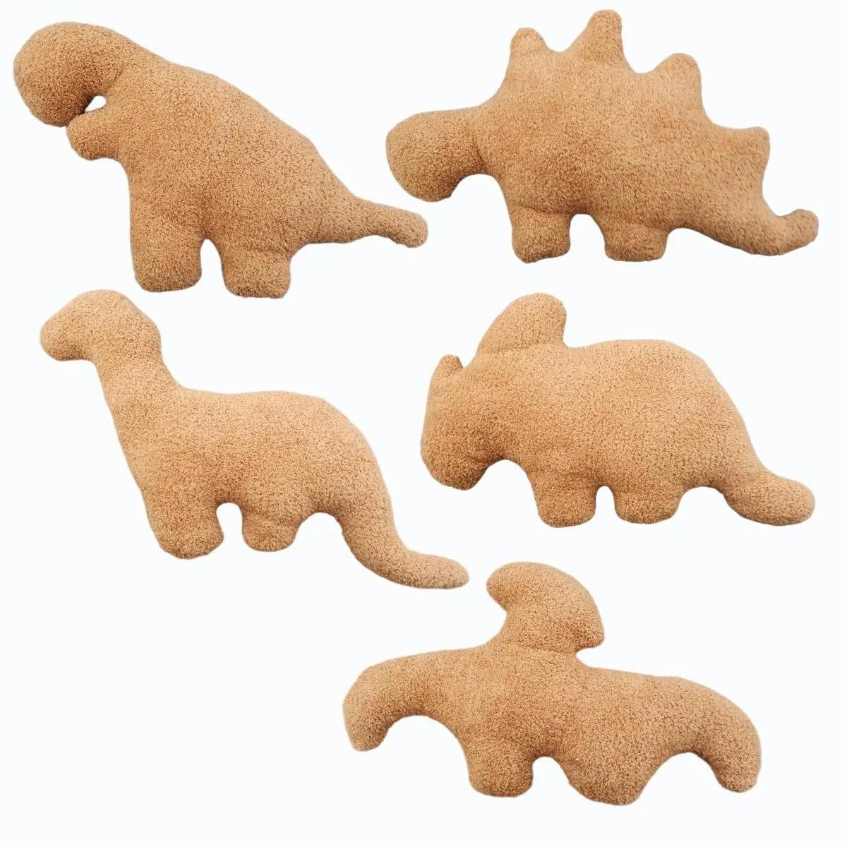Chicken Nugget Plush Dinosaur Plaything, Dino Shaped Stuffed Toy, Funny Plush Toy For Gift Kids Boys, Gift, Gift for Her, Men's Gift