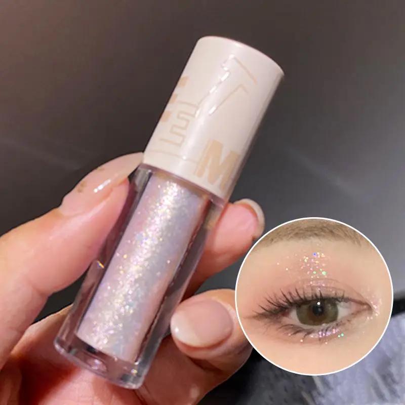 Glitter Eyeshadow, Summer Liquid Eye Shadow, Sparkling Waterproof Eyeshadow, Eye Makeup Products, Makeup Cosmetic Gift for Women and Girls, Music Fest