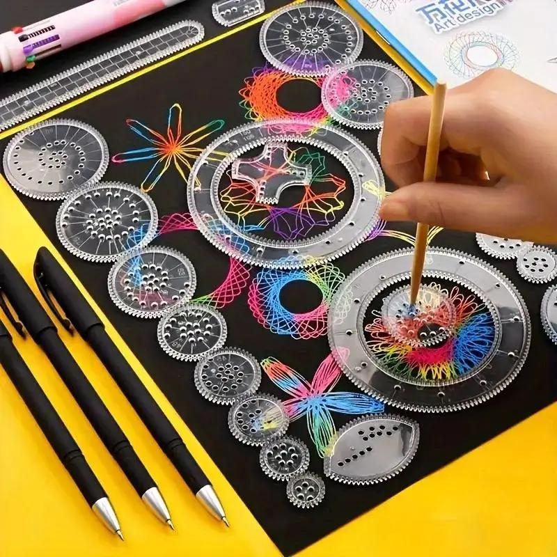 Magic Ruler Set, 22pcs/set Magic Ruler Toy, Creative Magic Props, Art Supplies for Students, Birthday Gift, Holiday Gift