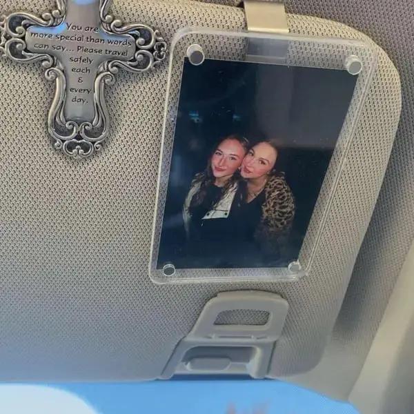 Personalized Polaroid Photo Car Visor Clip - Custom Sun Visor Decoration for Couples- the Perfect Gift for Loved Ones on All Special Occasions