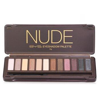 BYSEyeshadow Palette (12x Eyeshadow, 2x Applicator) - Nude 12g/0.42oz