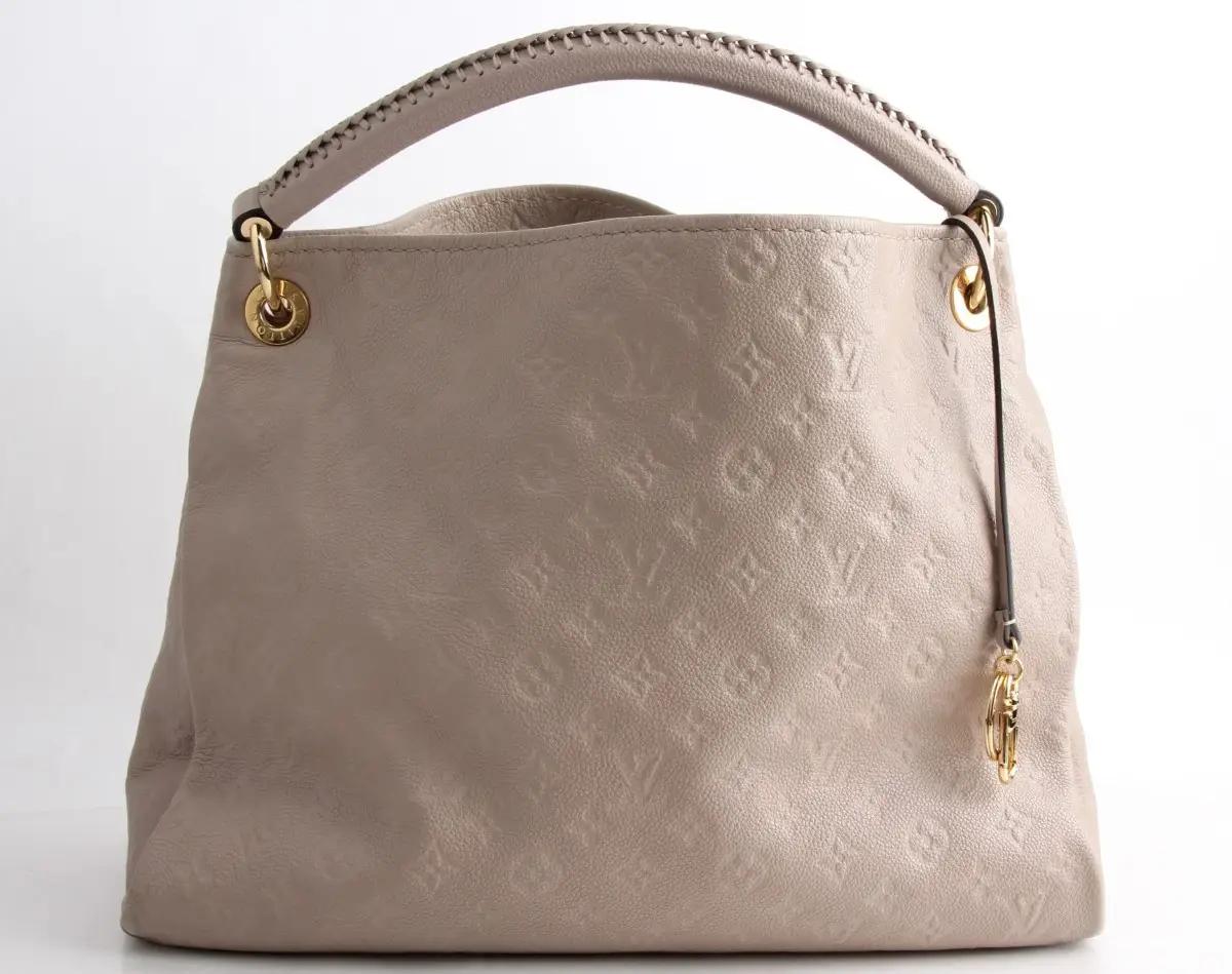Pre-owned Louis Vuitton Leather Tote Bags Artsy MM Galet Tote Handbag