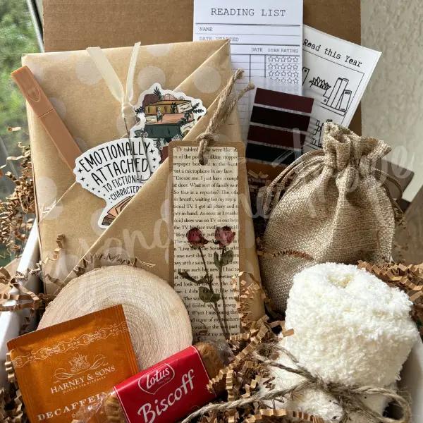 Blind Date with a Book with Bookish Gifts - Personalized Book Lovers Gift - Bookworm Gift - Spicy Romance Book - Romance Book - Dark Romance Book