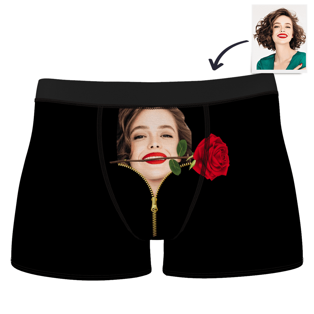 Boyfriend Gift Custom Boxer Shorts Valentine's Day Gift