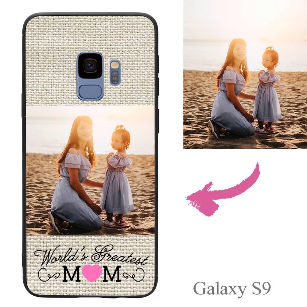 Galaxy S9 Custom Mom Photo Protective Phone Case