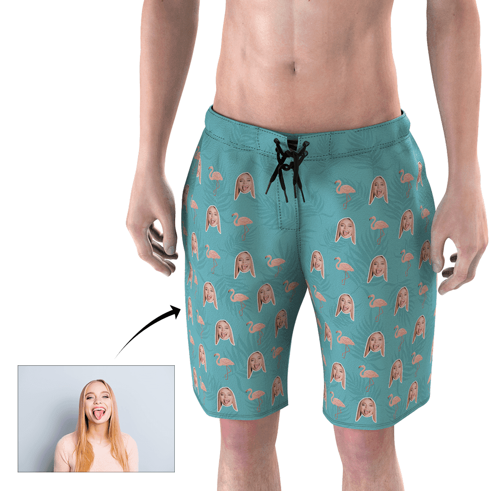 Personalized Beach Trunks Custom Swim Trunk Summer Gift