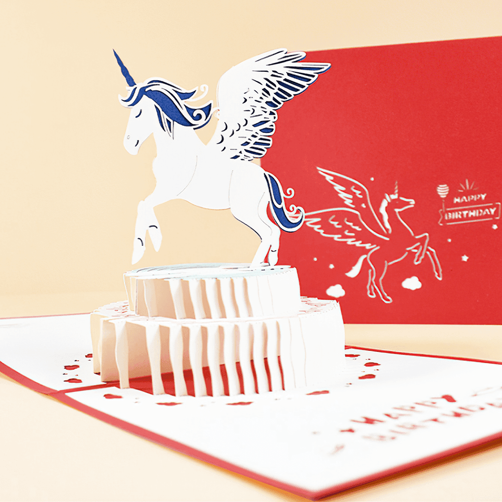 Pop-up Card 3D Birthday Card Greeting Cards for Friends