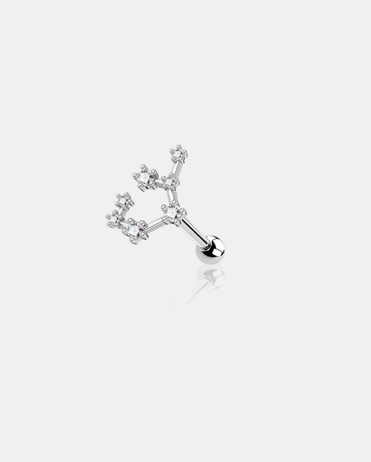 Zodiac Star Constellation Cartilage Stud - Sagittarius
