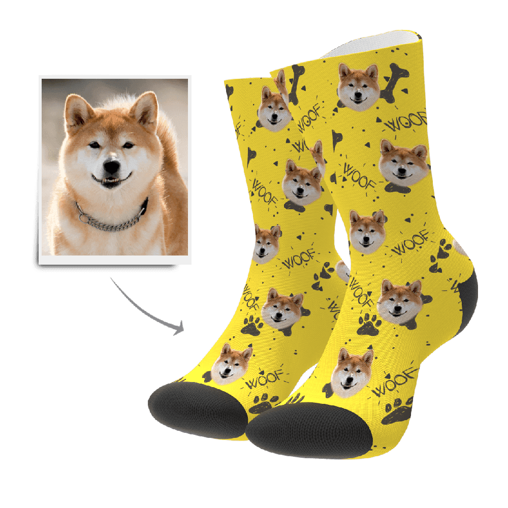 Dog Face Socks Personalized Socks Christmas Gift For Pet Lovers