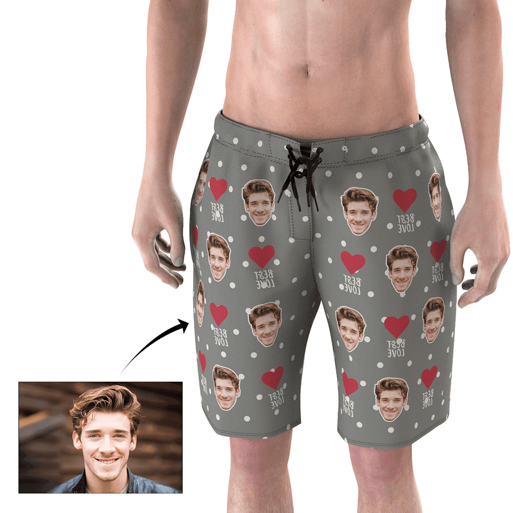Custom Swimming Trunks Photo Swim Trunks Anniversary Gift