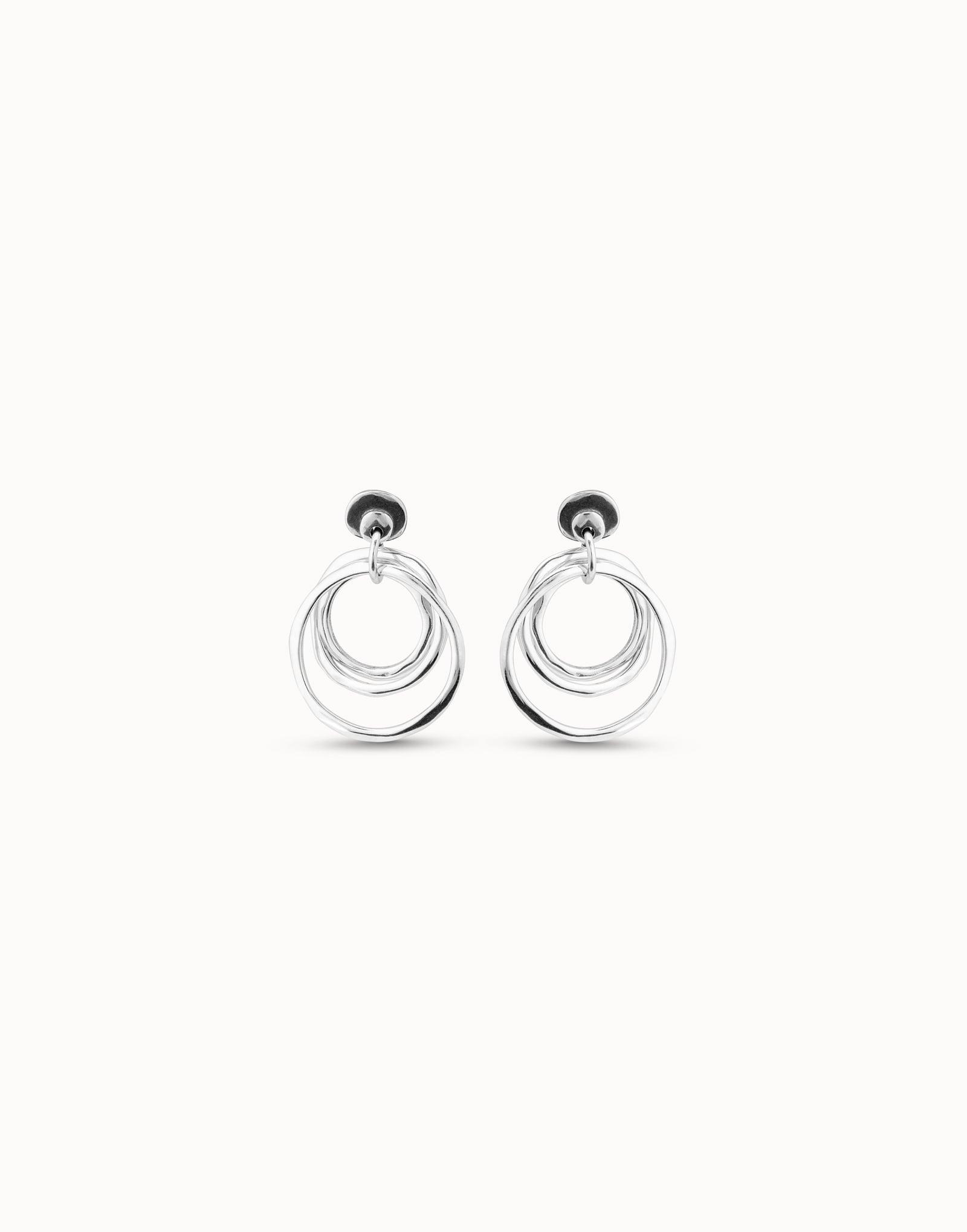 Irregular hoop earrings