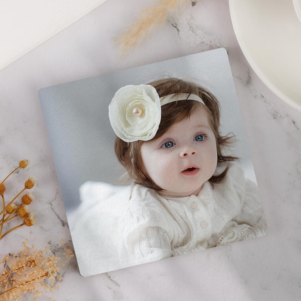 Custom Photo Coaster Gifts for Kids - Square