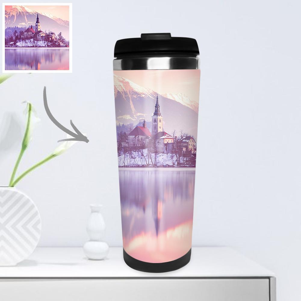 Thank You Gift Personalized Travel Cup - 400ml