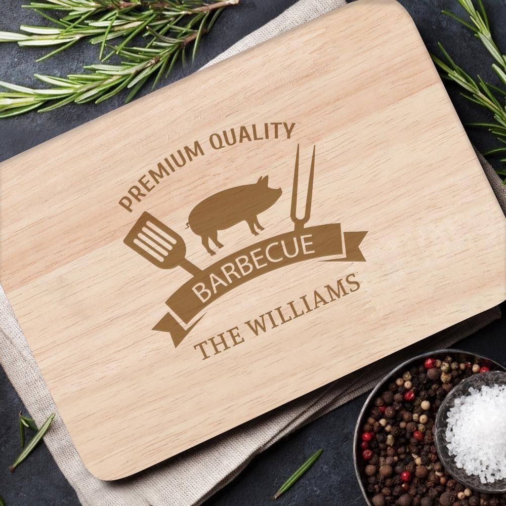 Personalized Wood Cutting Board No Handle Gifts for Kitchen