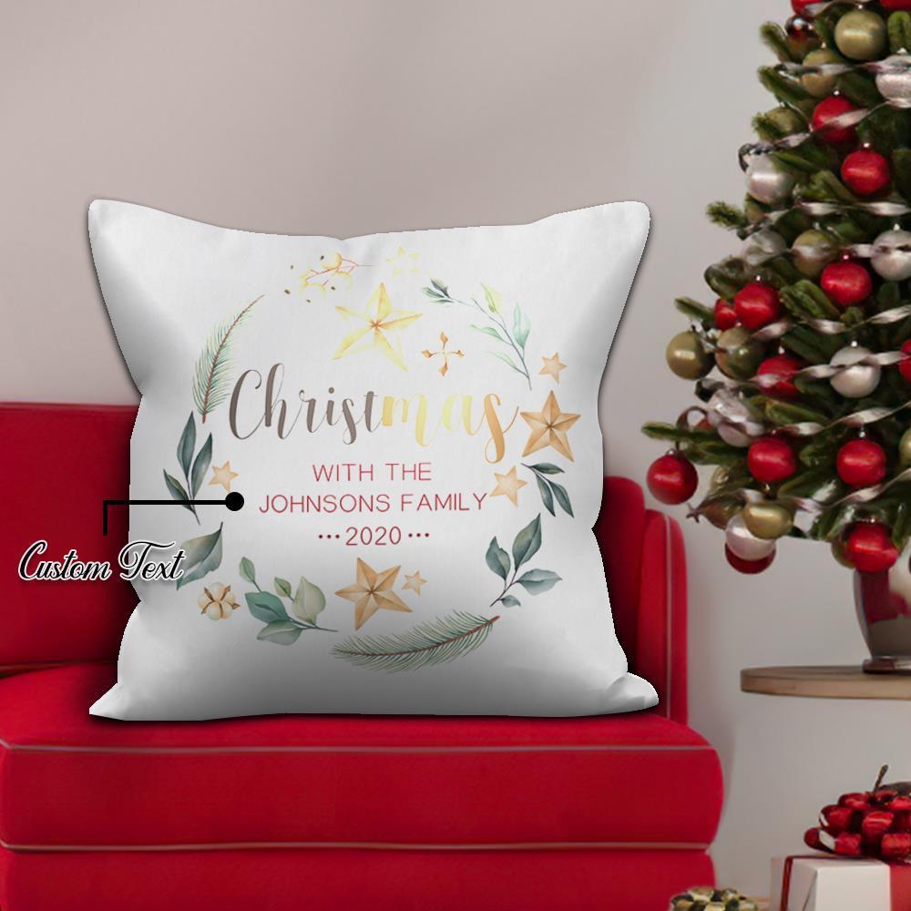 Christmas Gifts Custom Throw Pillow Home Decor
