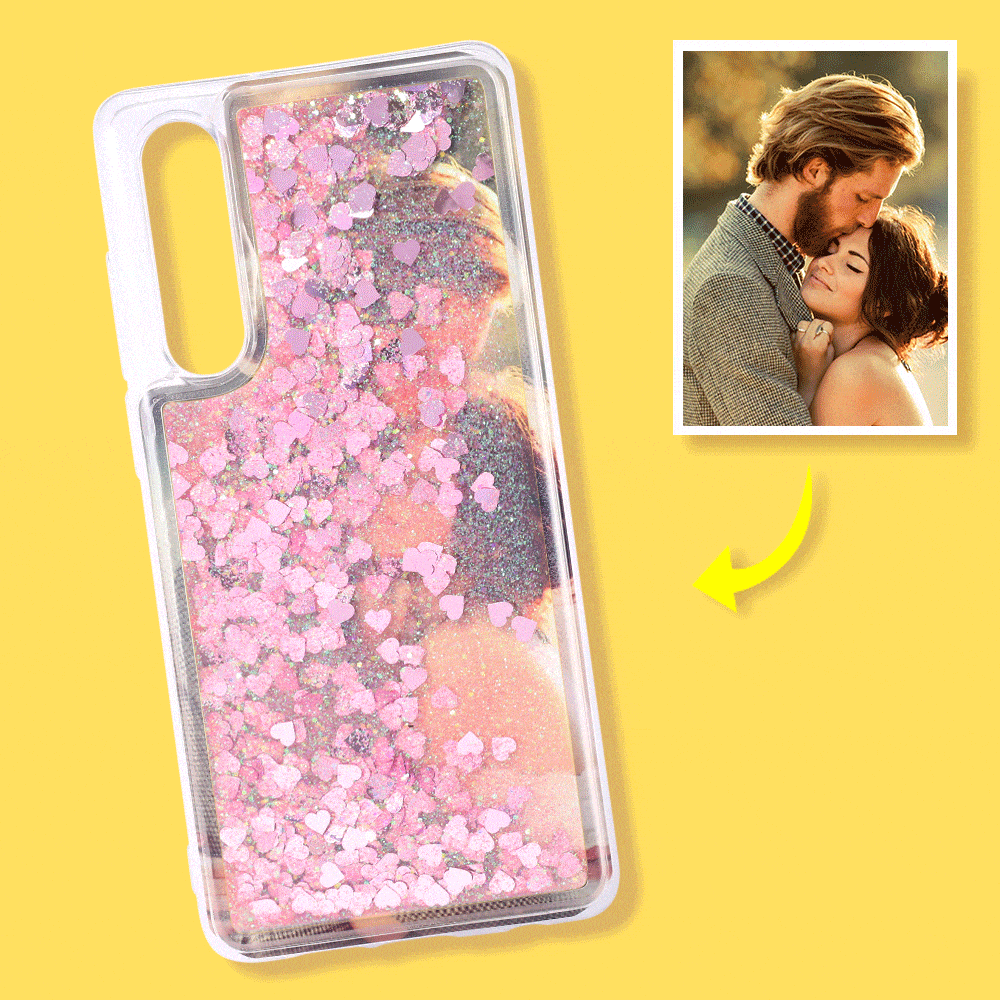 Huawei Custom Quicksand Photo Phone Case Huawei P30