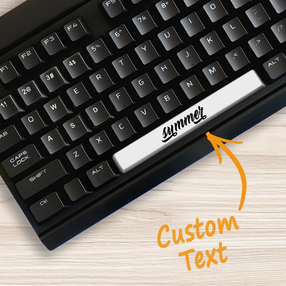 Custom Spacebar Keycaps Personalized Cherry Mx Keycaps Gifts for Gamers