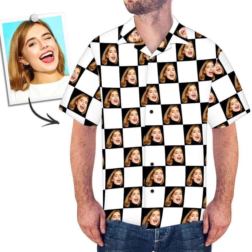 Custom Face Hawaiian Shirt For Men