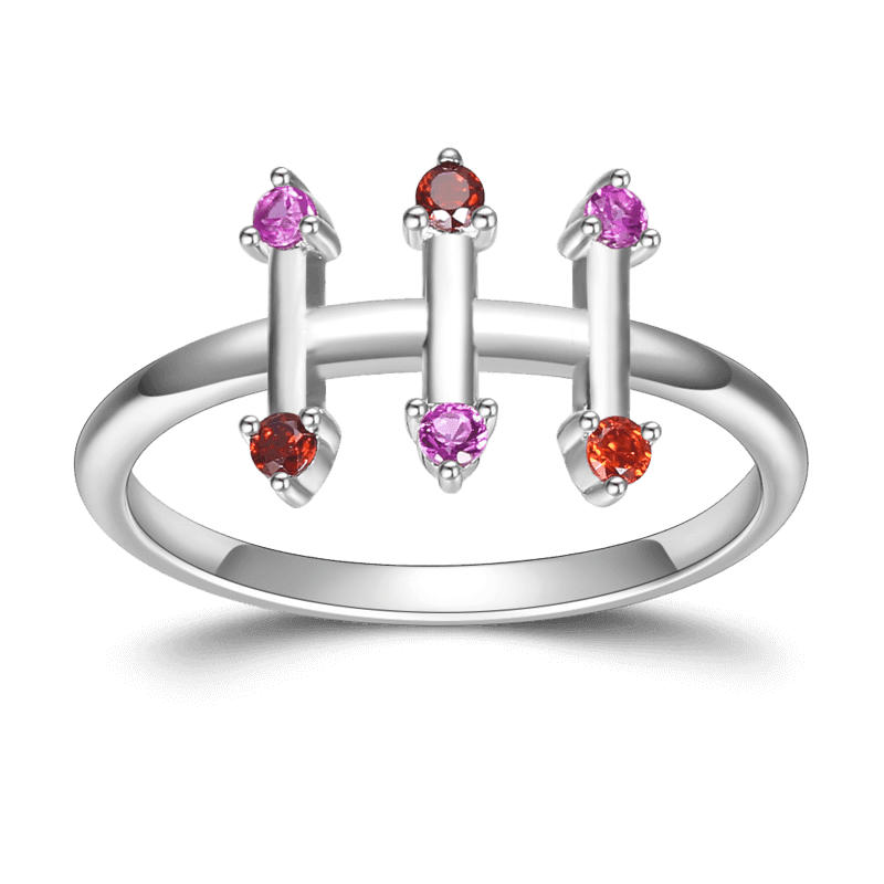 Parallel Arrow Ring Arrow of Love Ring 925 Sterling Silver Gifts for Her