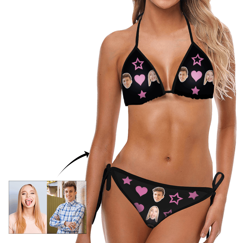 Personalized Bikini Sets Custom Bathing Suit Custom Swimming Suits Best Friend Gift