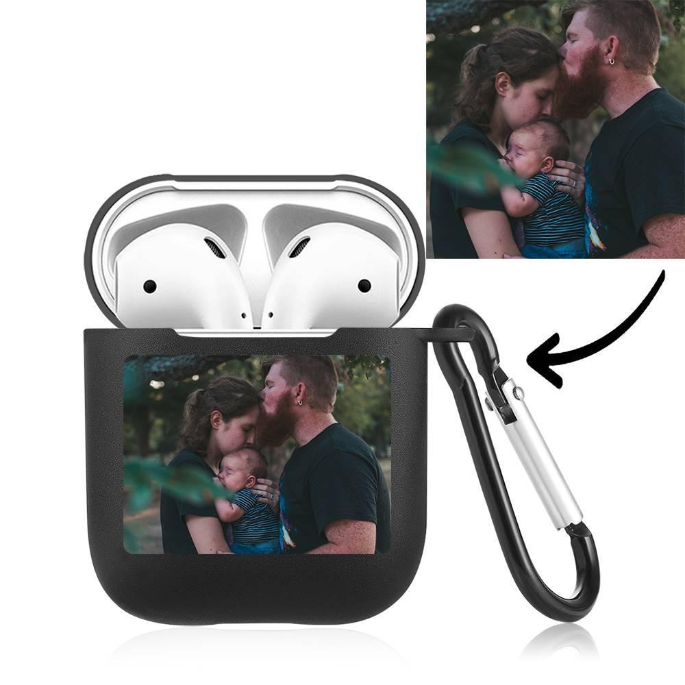 Photo Earphone Case for AirPods Family Gift - Black