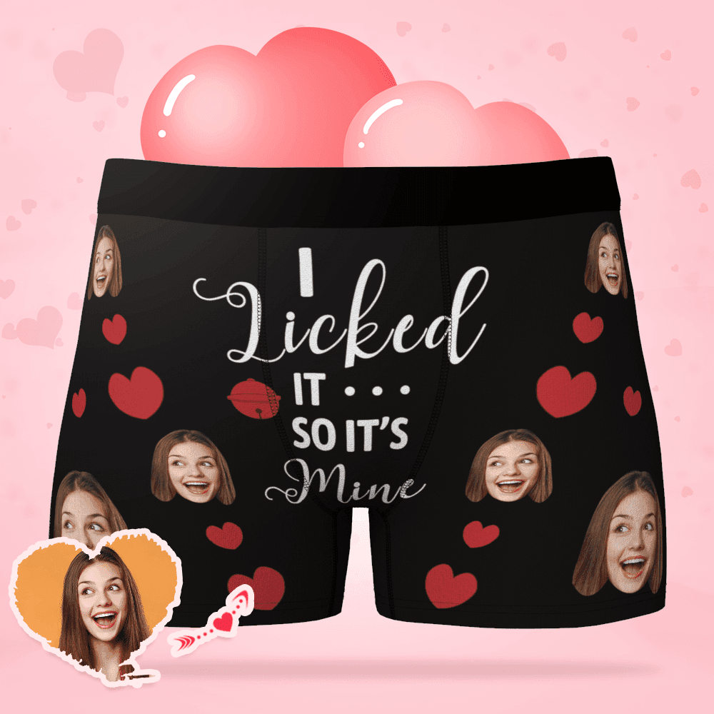 Custom Boxer Personalized Underwear Birthday Gift - 6 Colors
