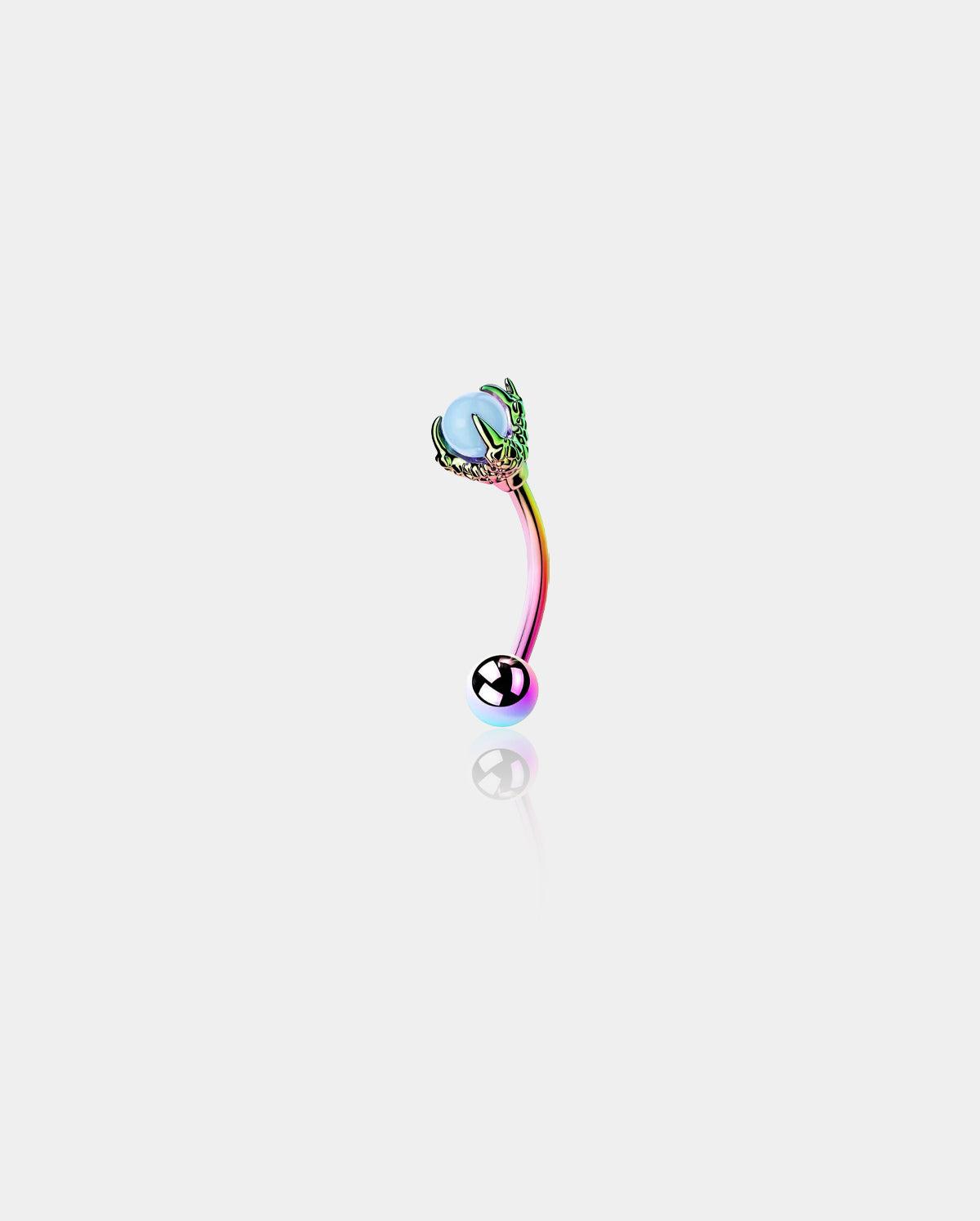 Dragon Claws Rook Cartilage Earring - Purple