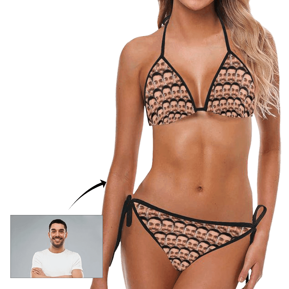 Custom Face Bikini Custom Swimming Suits Girlfriend Gift