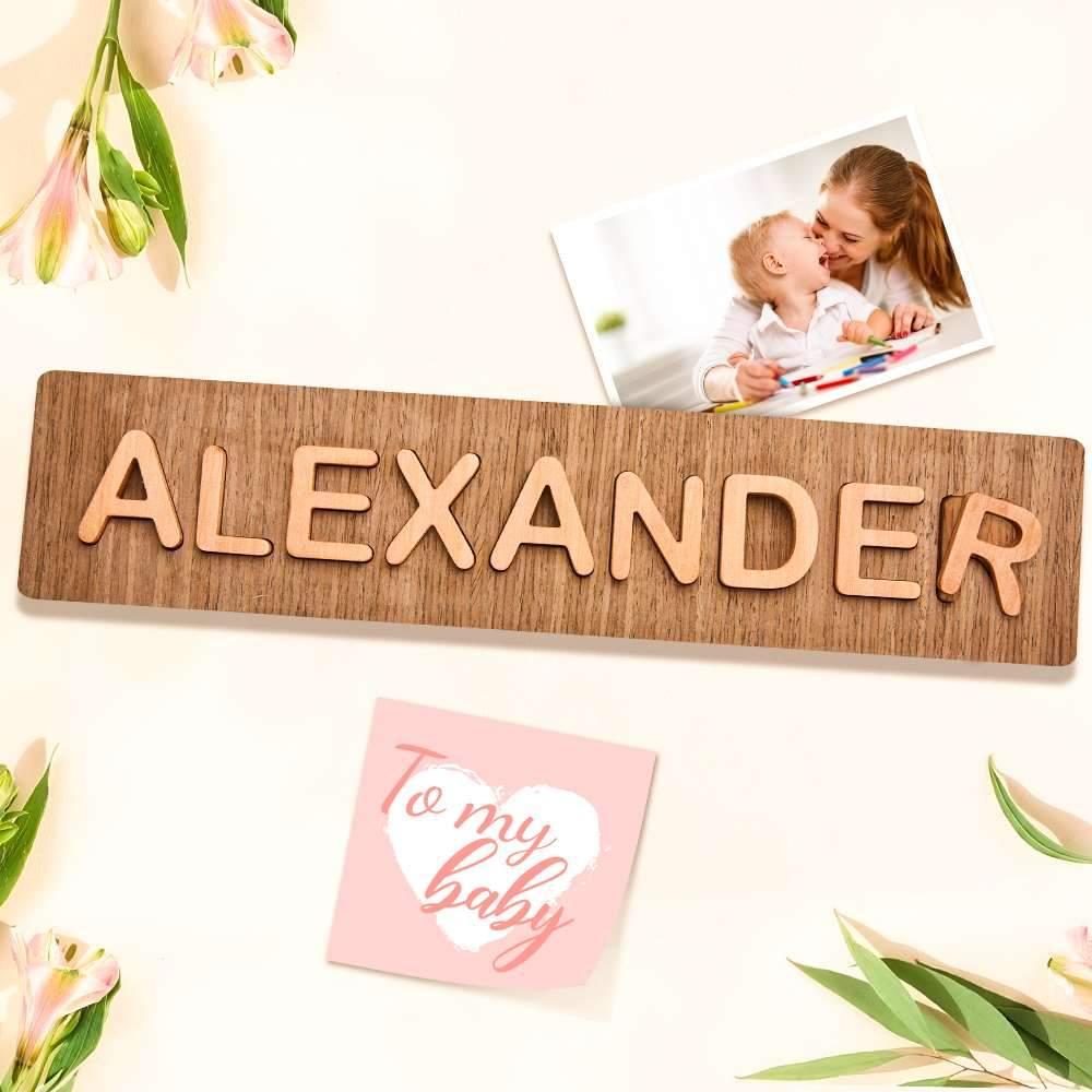 Personalized Name Puzzle Wooden Gift