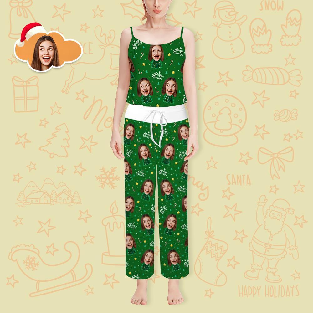 Personalized Face Camisole Pajamas Christmas Gift For Her