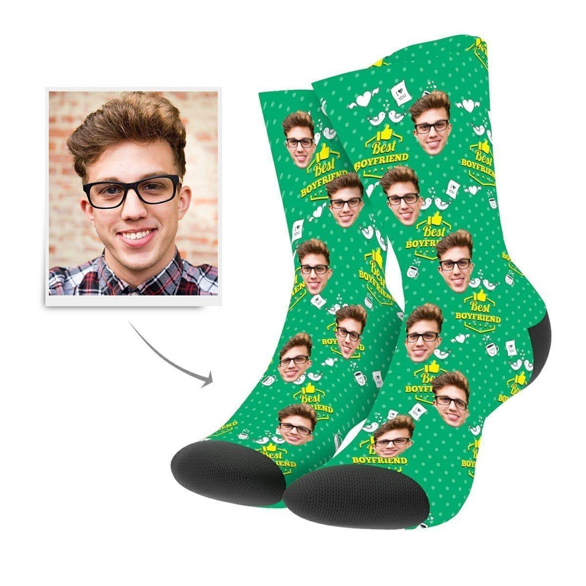 Custom Socks Long Distance Relationship Gift - "Best Husband"