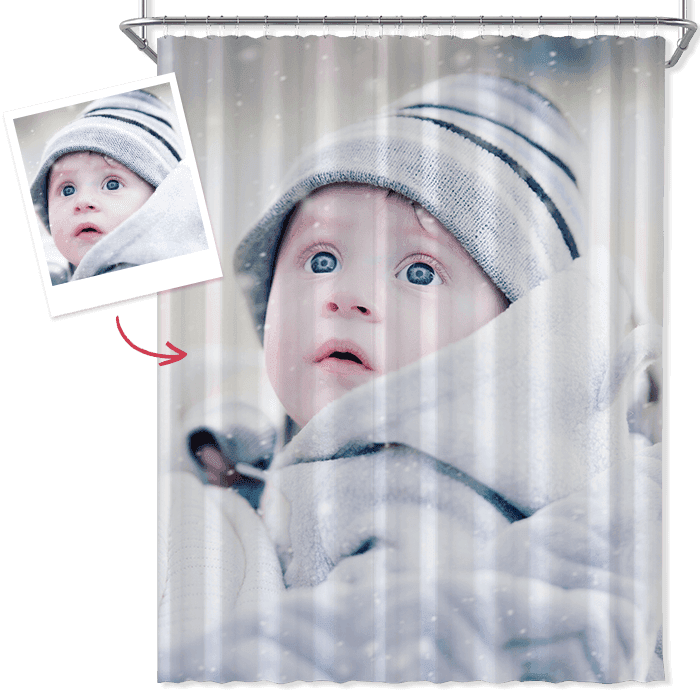 Custom Shower Curtains Printed Shower Curtain Baby Shower Gifts For New Mom