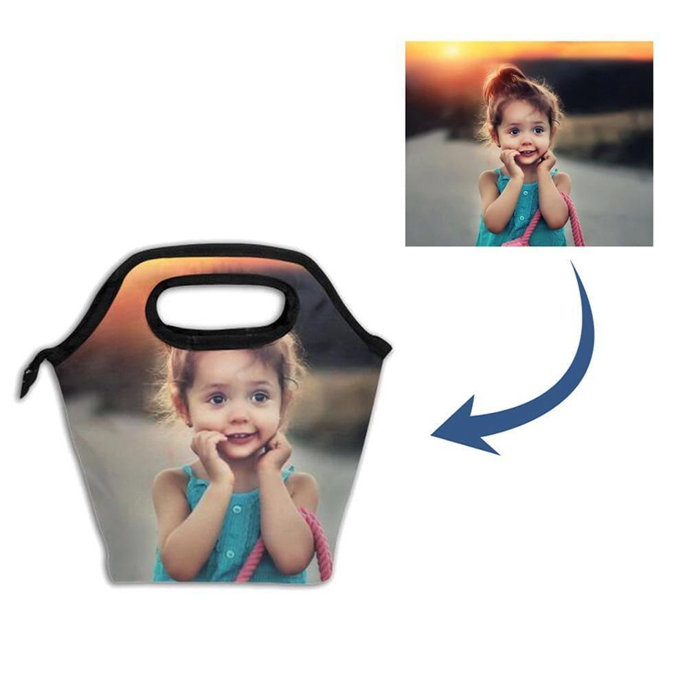 Custom Insulation Bag Photo Lunch Bag Christmas Gifts