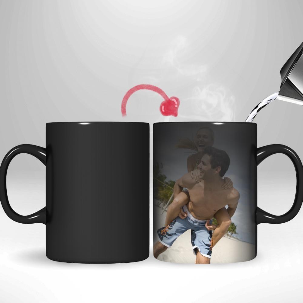 Anniversary Gifts Custom Magic Mug Heat Color Changing Coffee Mug