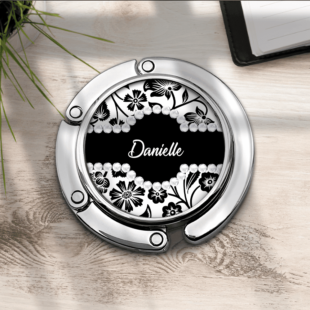 Custom Name Table Bag Hook Personalized Portable Bag Hook Gift