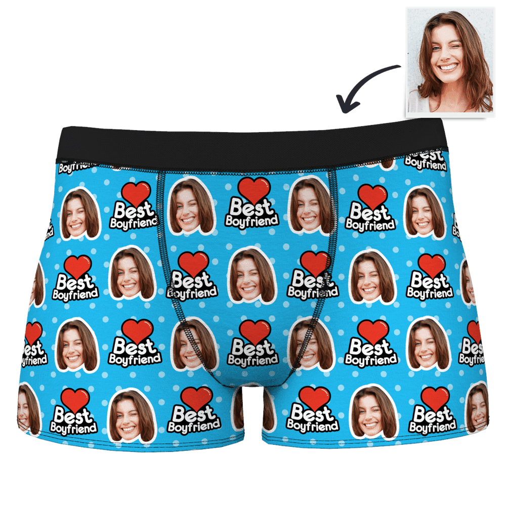 Boxer Brief Underwear with Face - Best Boyfriend