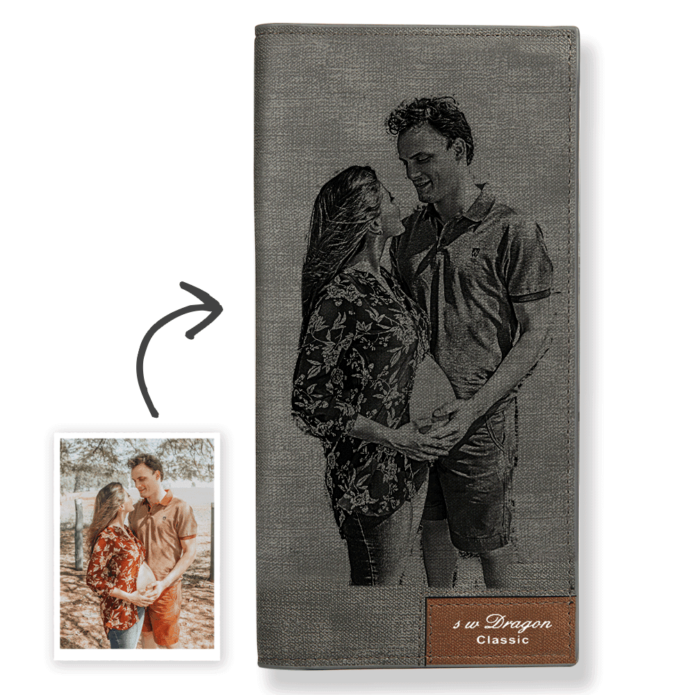 Gift For New Dad Photo Wallet Gift For New Mom