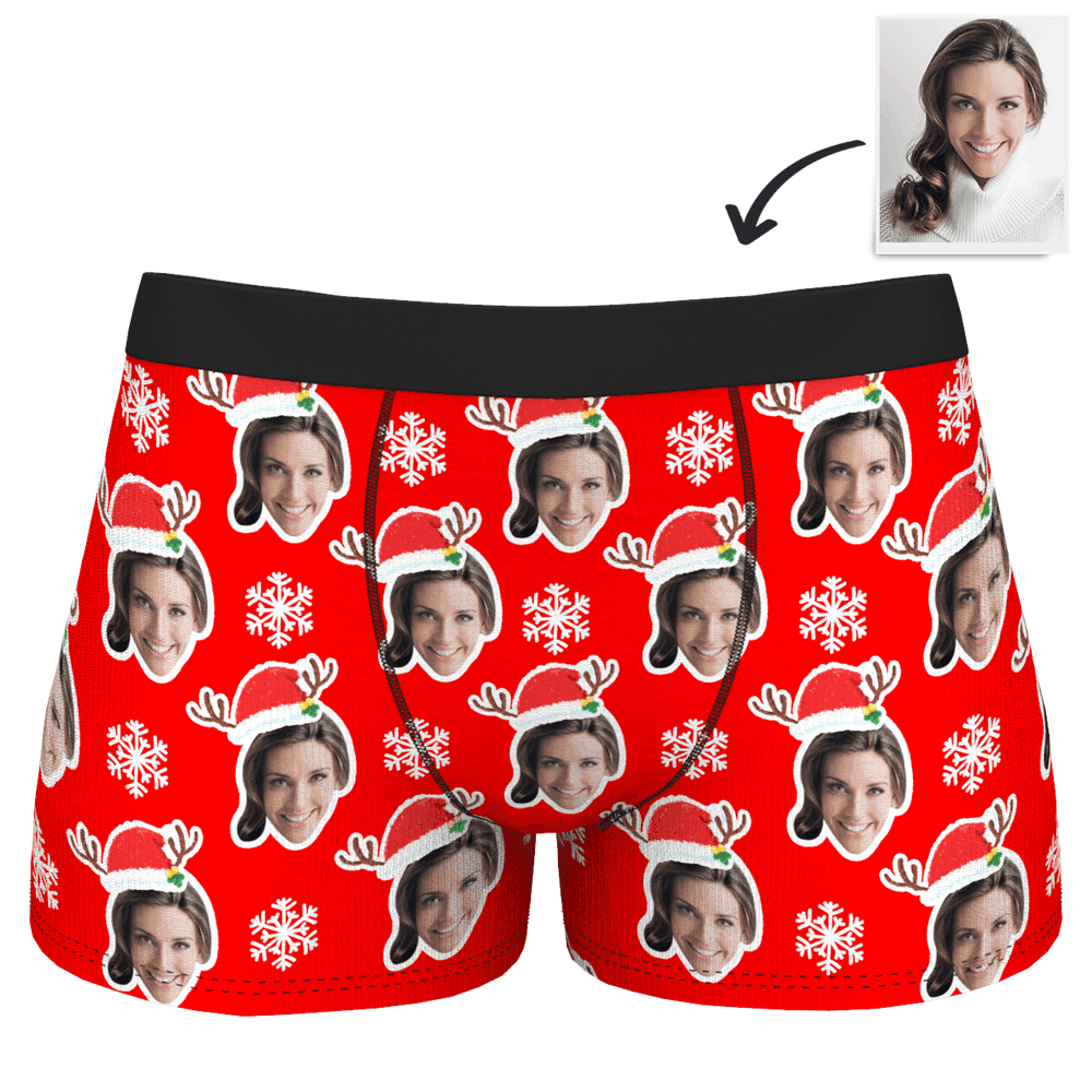 Christmas Gift For Boyfriend Custom Underwear - Santa