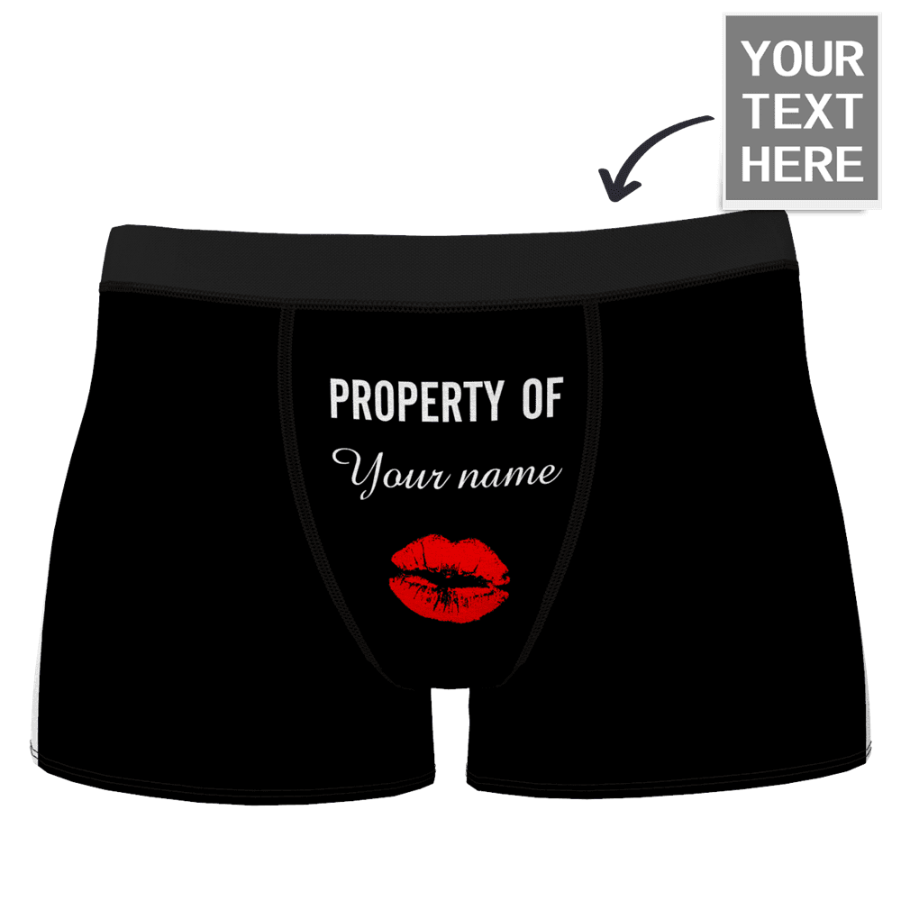 Long Distance Relationship Gift Custom Boxer Shorts For Boyfriend