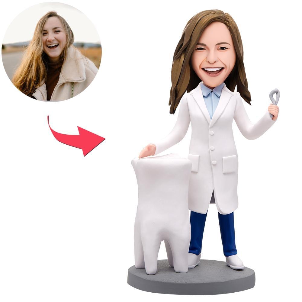 Custom Dentist Female Bobblehead Gifts For Freinds