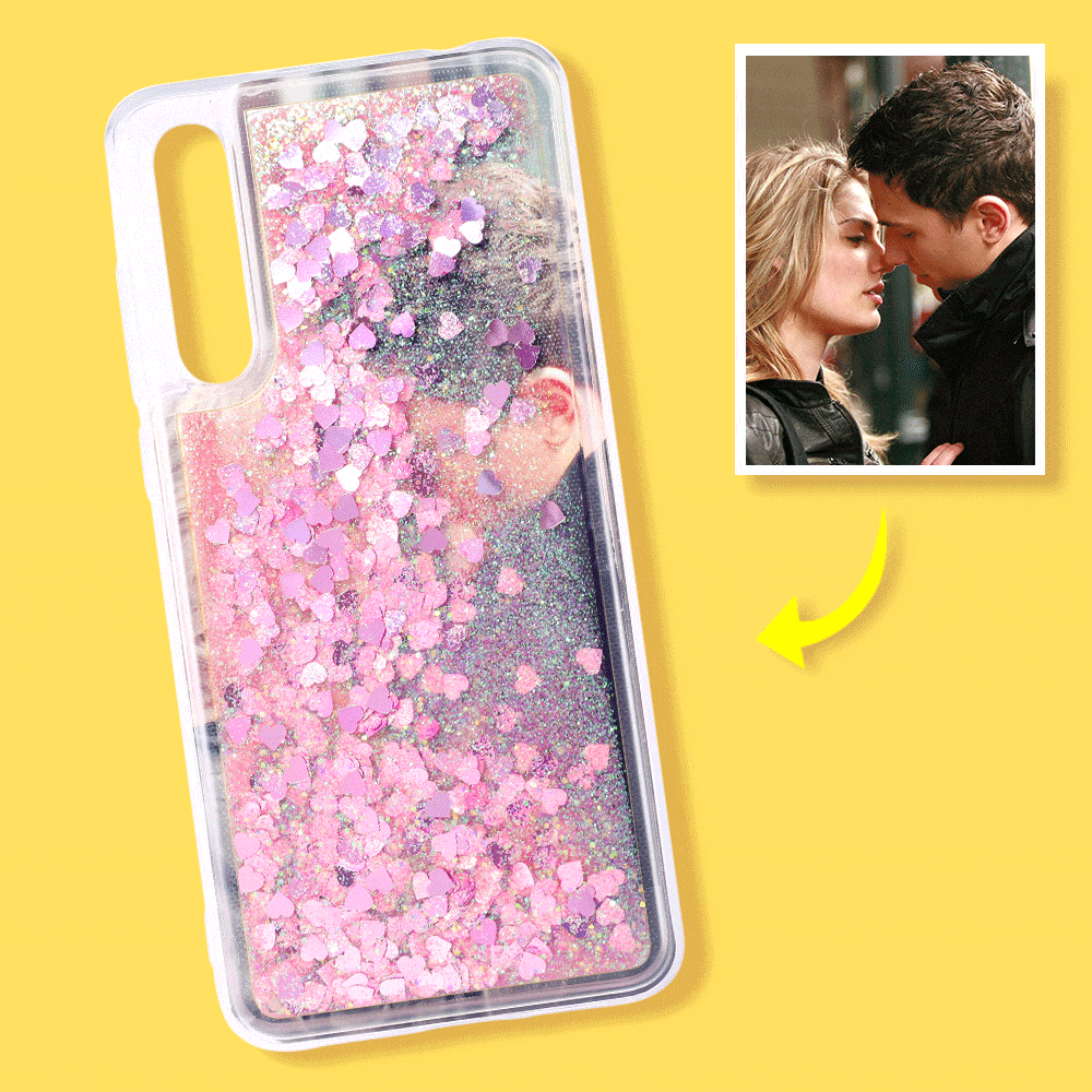 Huawei Custom Quicksand Photo Phone Case Huawei P20 pro