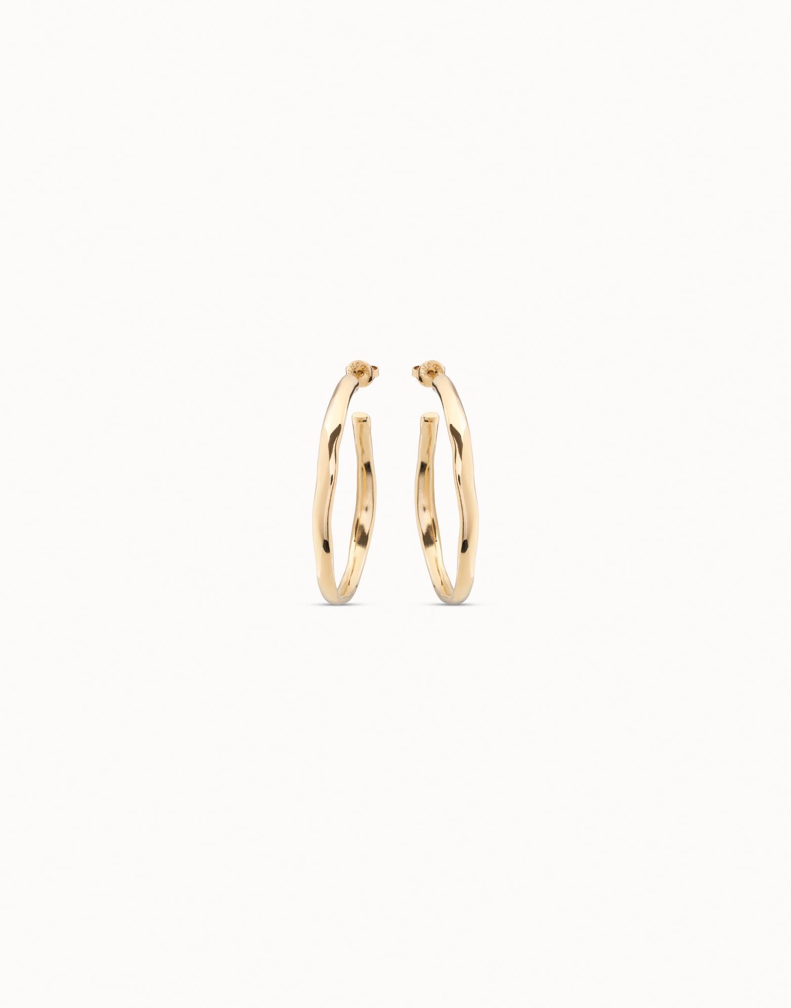 Open hoop earrings