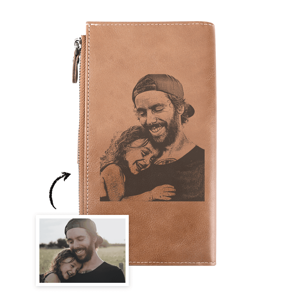 Father's Day Gift Custom Wallet - "My Best Dad"