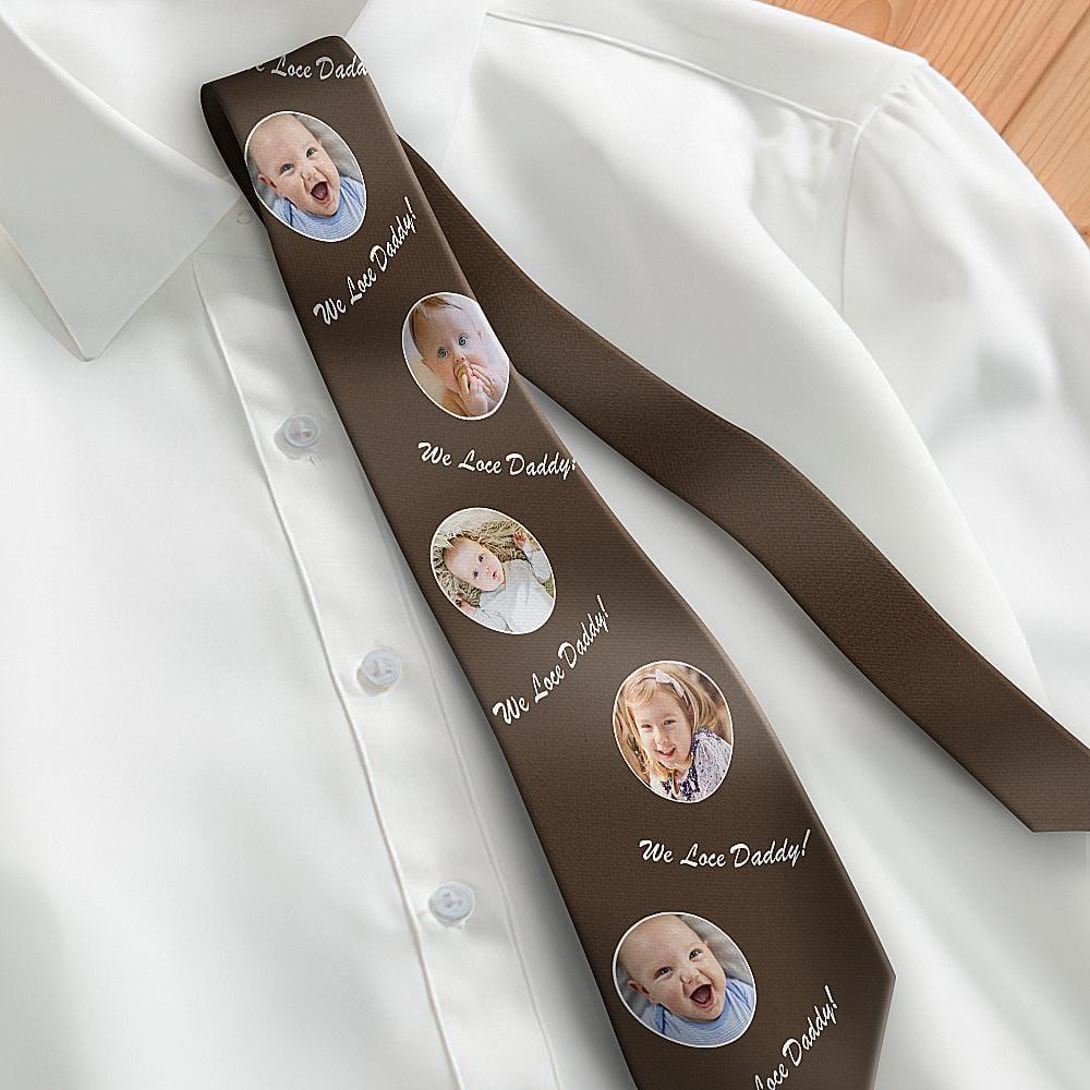 First Fathers Day Gifts Necktie - Brown