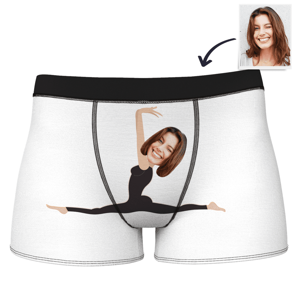 Boxer Shorts with Girlfriend's Face - Beautiful Body