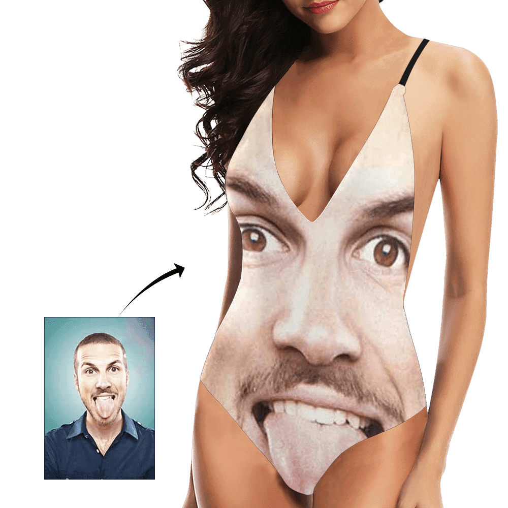 Boyfriend Face Swimsuit Custom Bathing Suit Summer Gift