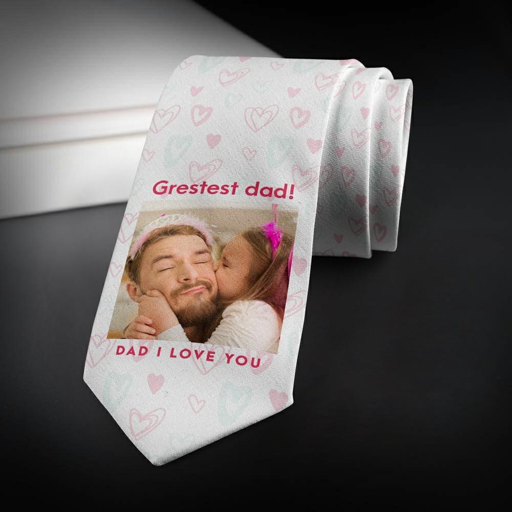 Custom Necktie Photo Tie Father's Day Gift