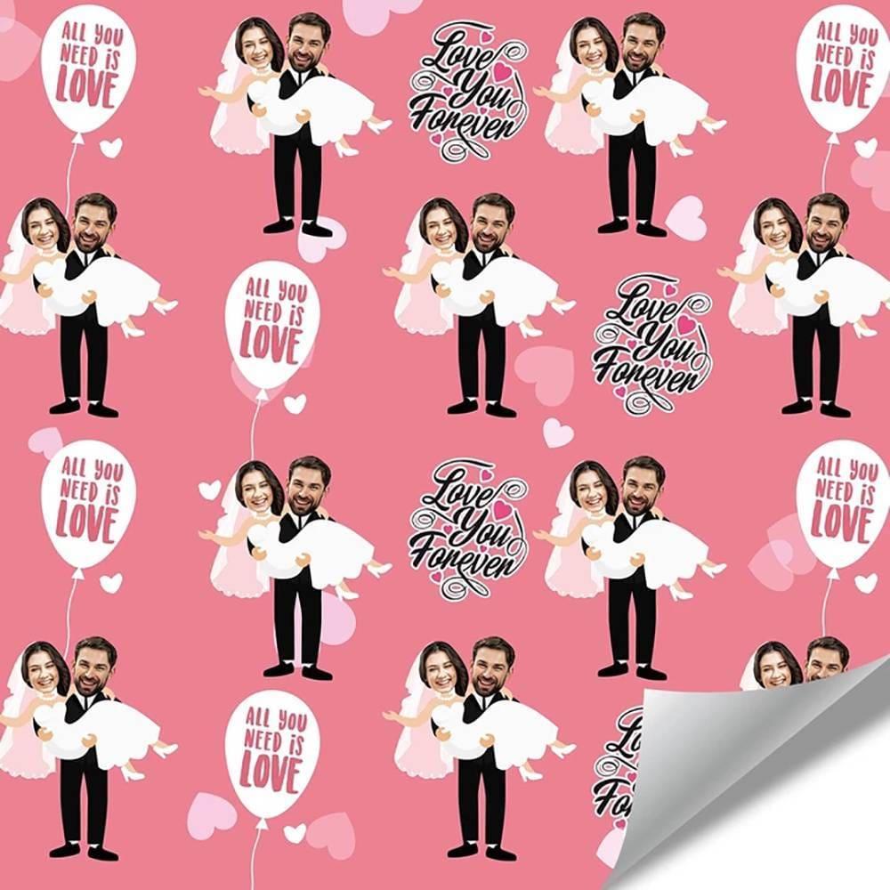 Wedding Anniversary Gift Wrapping Paper
