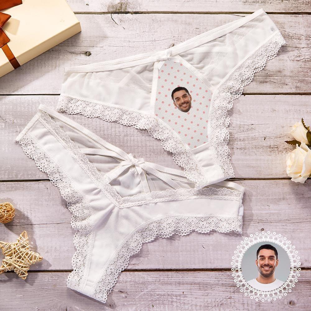 Custom Panties Sexy Face Lace Underwear Gift for Her
